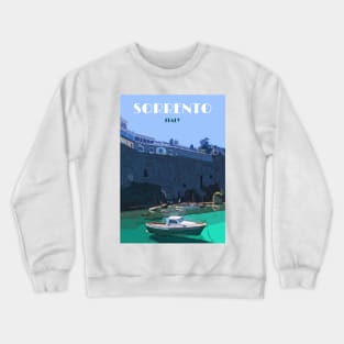 Sorrento Travel Poster Print Crewneck Sweatshirt